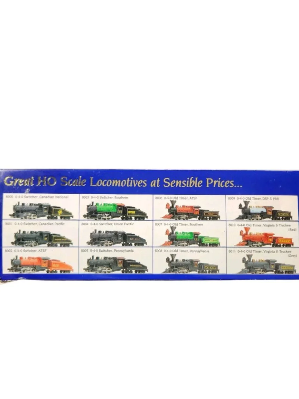 IHC Premier HO 0-4-0 Old Timer Locomotive Steam Whistle Platform Track Cleaner